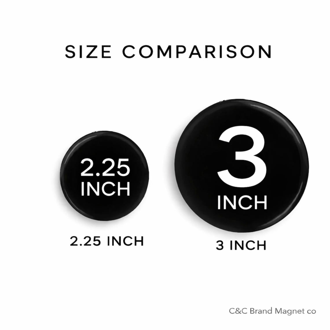 Custom Pin Buttons, Personalized Badges, Design Your Own, 2.25
