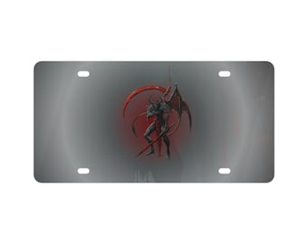 Dark Reaper Illustration Lizenzschild | Demon warrior Auto Anhänger