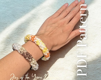 Sun & Sand Bracelet Crochet Pattern: I-Cord Crochet Jewelry Gift for Beach Lovers