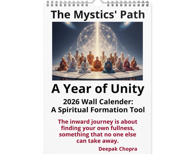 The Mystics' Path: A Spiritual Tool Wall Calendar (2026)