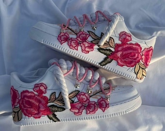 Fashion Sneakers Embroidered, Unique Shoes, Custom Footwear, Stylish Fashion Gift