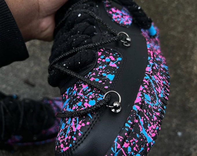 Custom Hand-Painted Sneakers: Unique Wearable Art