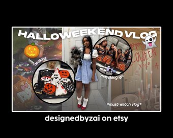 Fall & Halloween Canva Thumbnails | Youtube Branding Kit