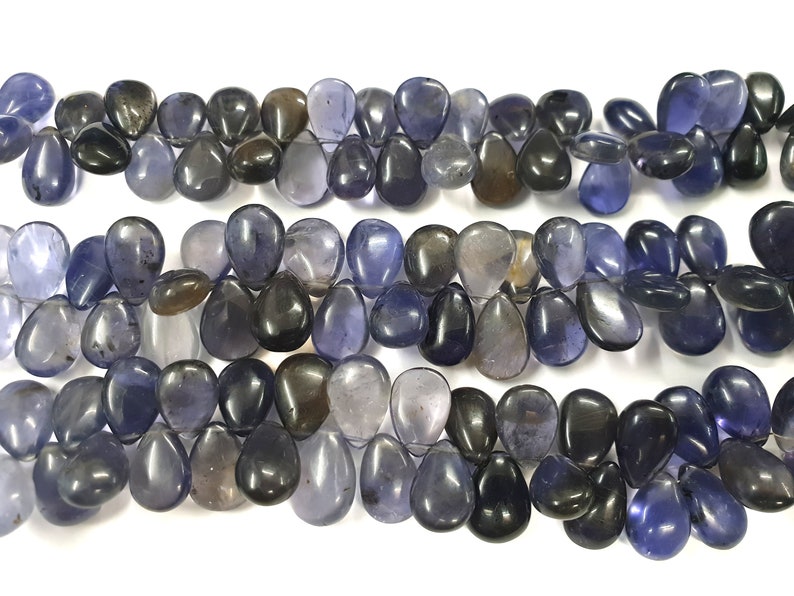 Iolite Beads,Gemstone Beads,loose Stone Beads,Pear Drops,Nice Blue