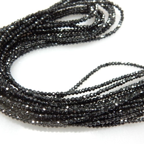 AAA Natural Moissanite Diamond Loose Beads Faceted Rondelle 2MM shops 14 Inches 11Carat Wholesale Price