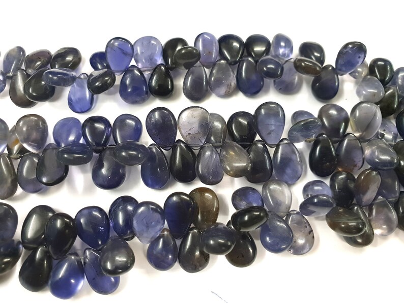 Iolite Beads,Gemstone Beads,loose Stone Beads,Pear Drops,Nice Blue