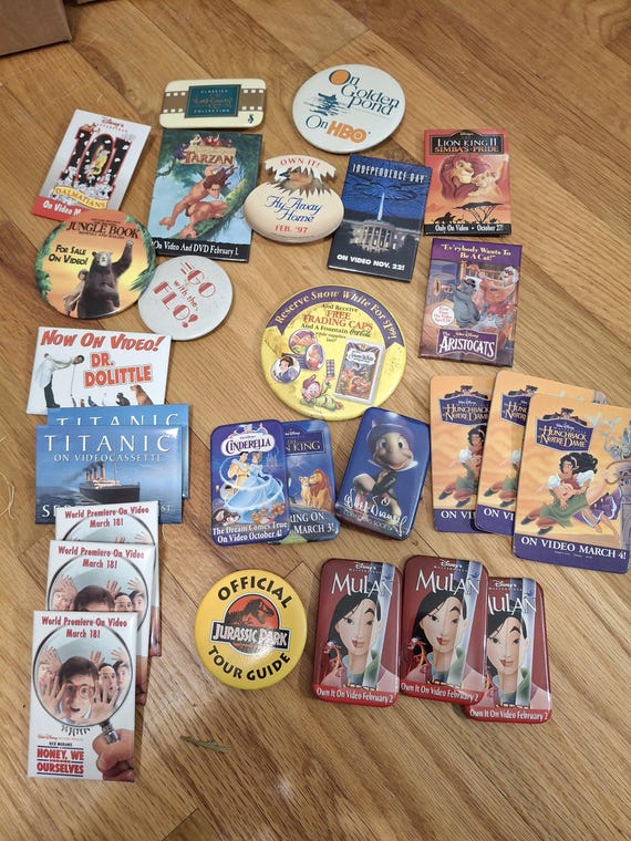 Vintage Button Pin Collection Random Assorted Pin… - image 6