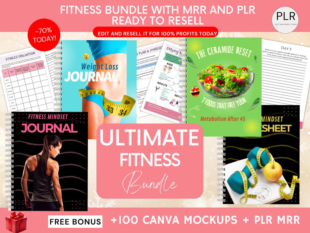 Fitness Bundle With MRR and PLR Ready to Resell - Etsy