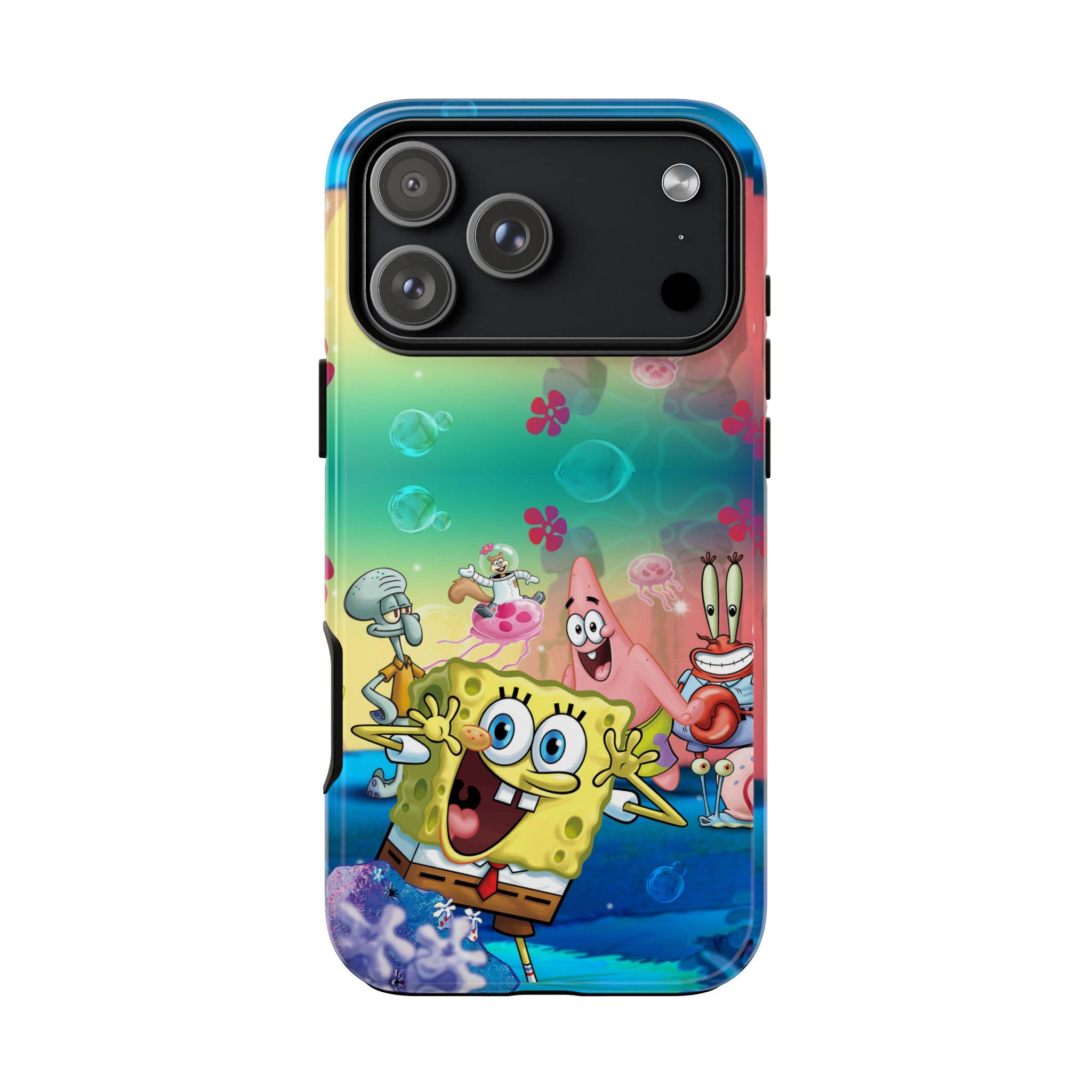 Discover SpongeBob SquarePants Group Poster Phone Case