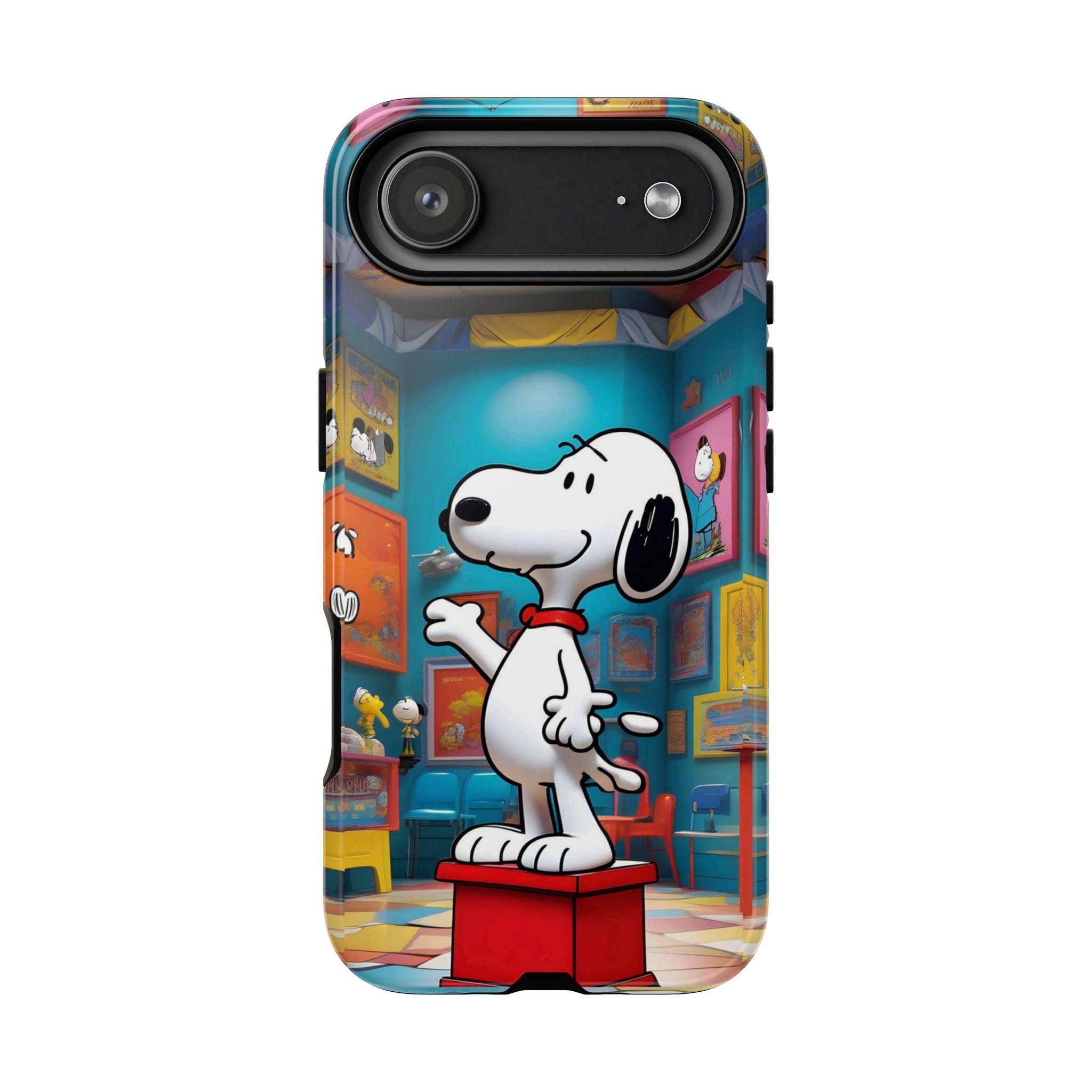 Discover SnoopyMuseum iPhone Case, Peanuts Fan Gift
