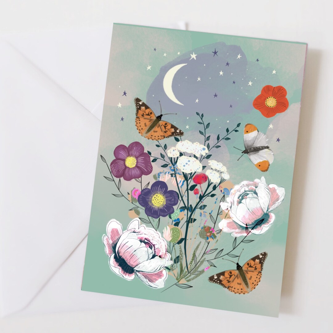 Butterfly Greeting Card Blank Card Mothers Day Card - Etsy