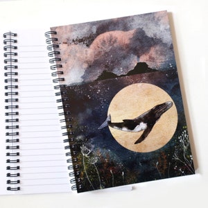 Whale notebook, whale journal