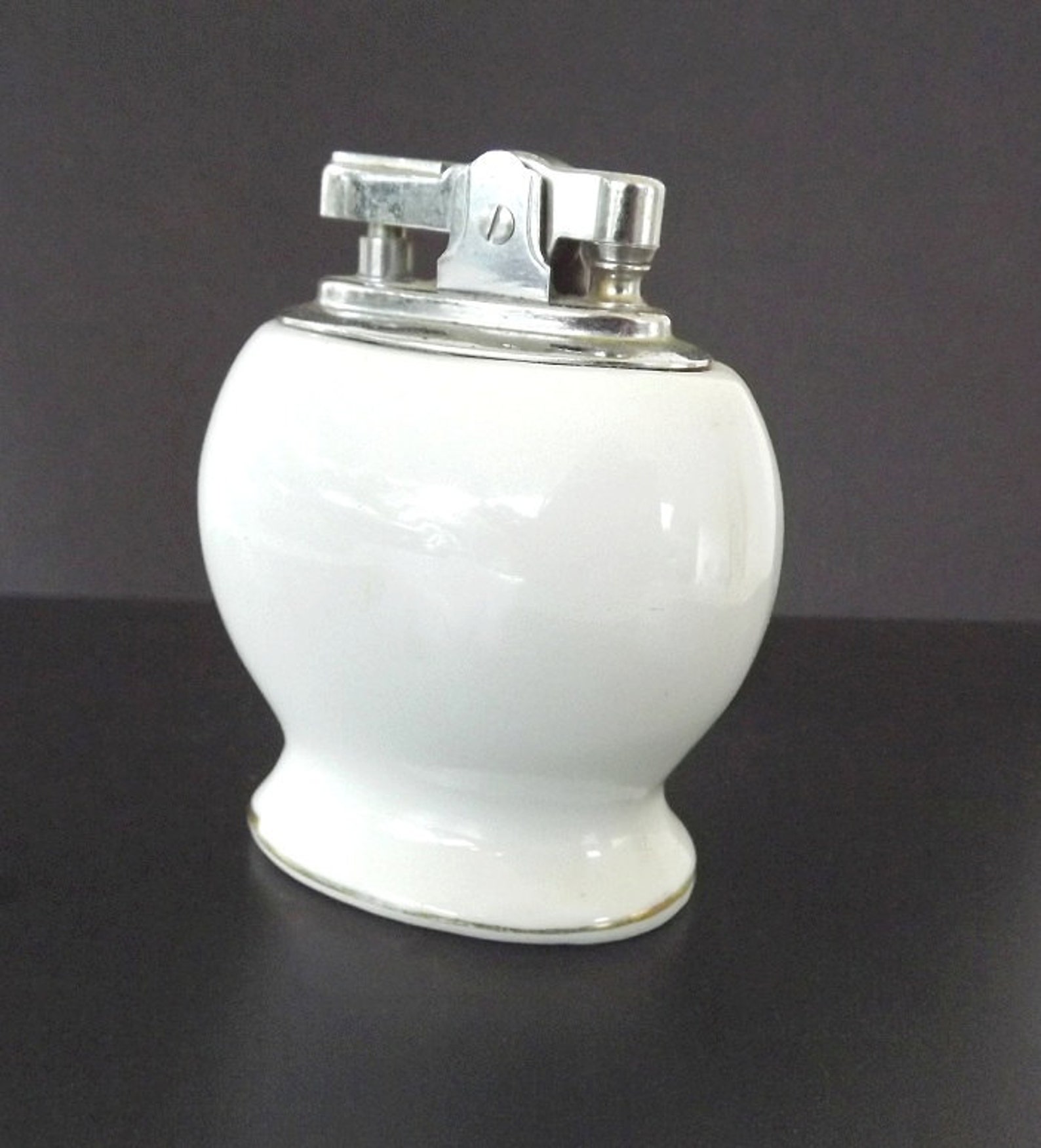 Vintage Table Top Cigarette Lighter and Ashtray Set Ucagco Etsy