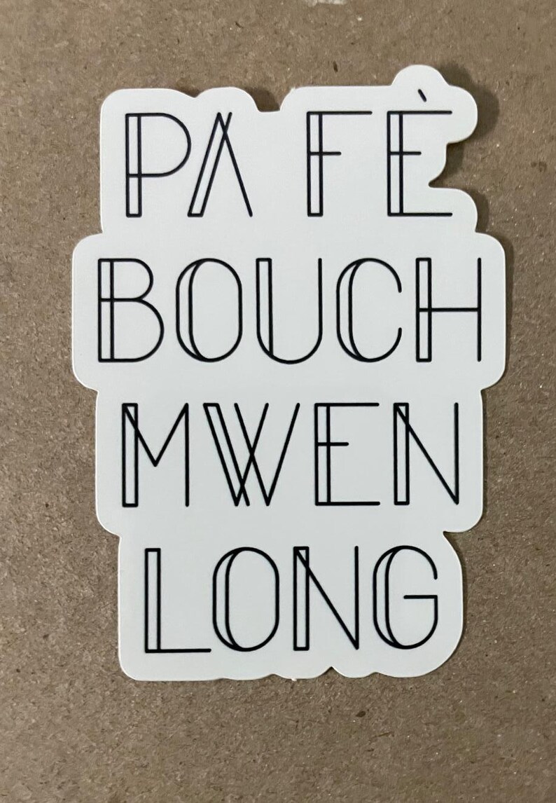 Haitian Creole Stickers | Fun Words & Expressions | Haitian Pride ...