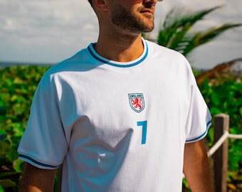 Vintage England Shirt, Premium Heavyweight Oversized T Shirt, Retro England Soccer Football Tee, World Cup Fanwear, England Gift