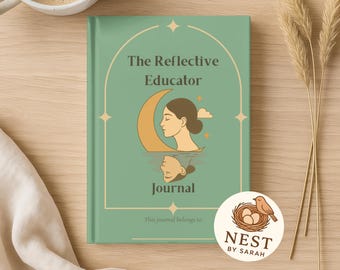 The Reflective Educator Journal: Reflective Practice Prompts (Printable Book A4/A5)