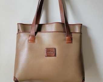 VINTAGE CABIN CREEK Leather Tote Large