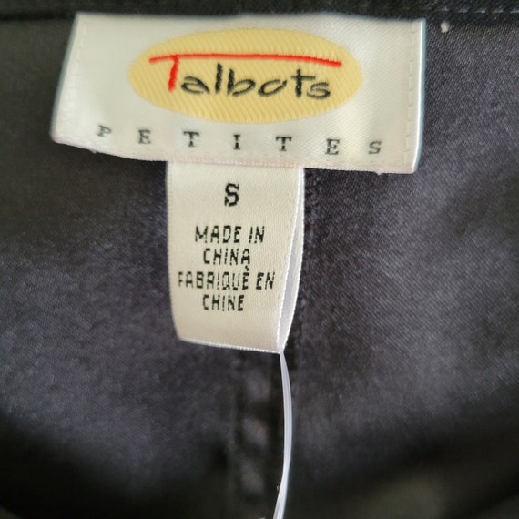 NOS VINTAGE Talbots with Tags Black Jumper Dress … - image 9