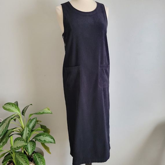 NOS VINTAGE Talbots with Tags Black Jumper Dress … - image 1