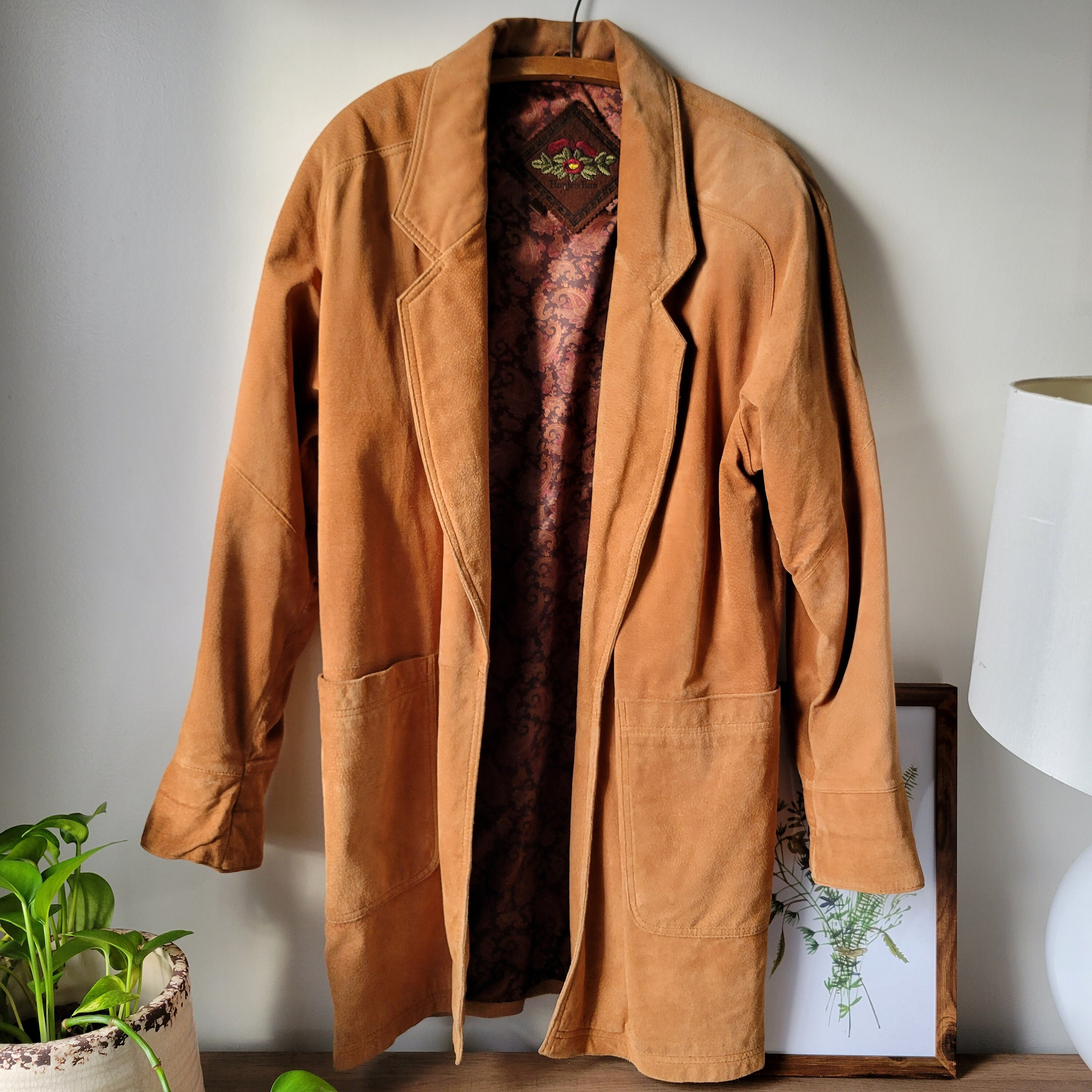 Hunters run leather best sale jacket