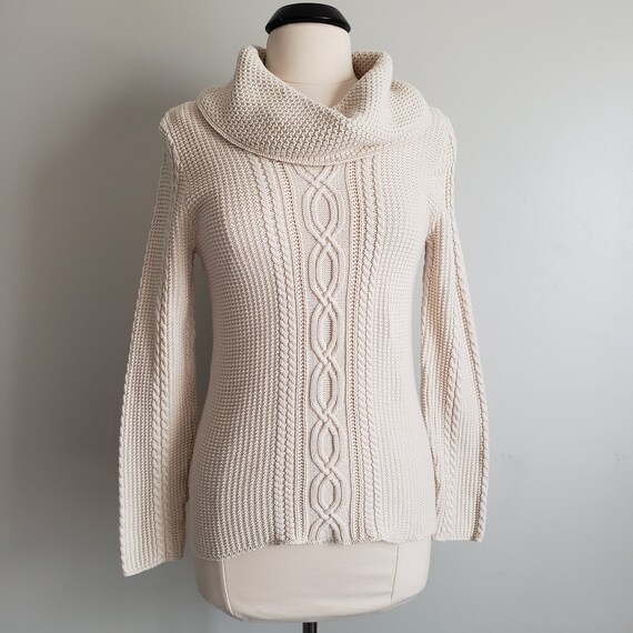 Vintage Jeanne Pierre Sweater Cowl Neck 