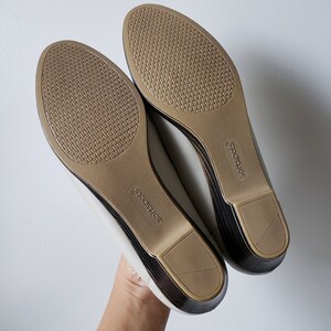 Storlek 9,5 N Vintage New Old Stock Vävda Loafers Off White Färg bild 7