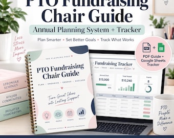 Fundraising Chair Guide for PTO PTA | Event Planning and Sponsor Outreach System