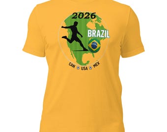 Brazilië voetbal 2026 fanshirt