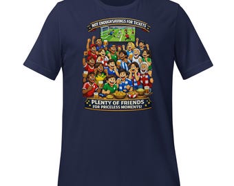 Grappig T-shirt voetbalfan | T-shirt Football Watch Party | Veel vriendenmomenten