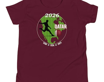Youth Qatar Football 2026 Shirt