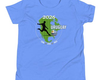 Uruguay voetbalshirt 2026 jeugd