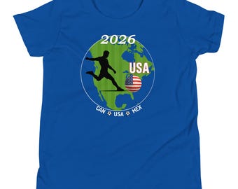 USA voetbal 2026 fanshirt jeugd