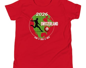 T-shirt Zwitserland voetbal 2026 jeugd