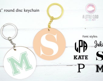 Personalized Letter Keychain, tween gifts, best gifts for women, Bridesmaid Pastel Name Keychain, School Bag Charm, fun girl gifts
