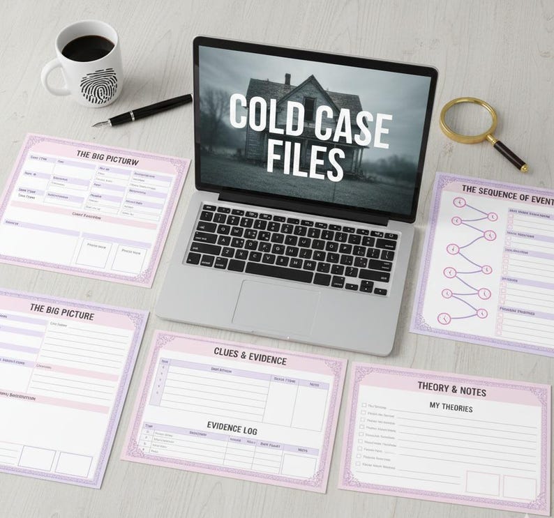 True Crime Case Journal – Printable Detective Notebook for Podcast ...