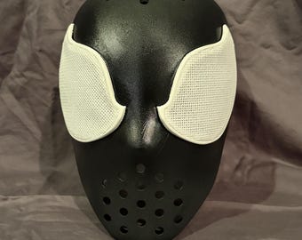 フェイスシェルレンズ付きシンビオートマスク（ブラック） - Etsy 日本