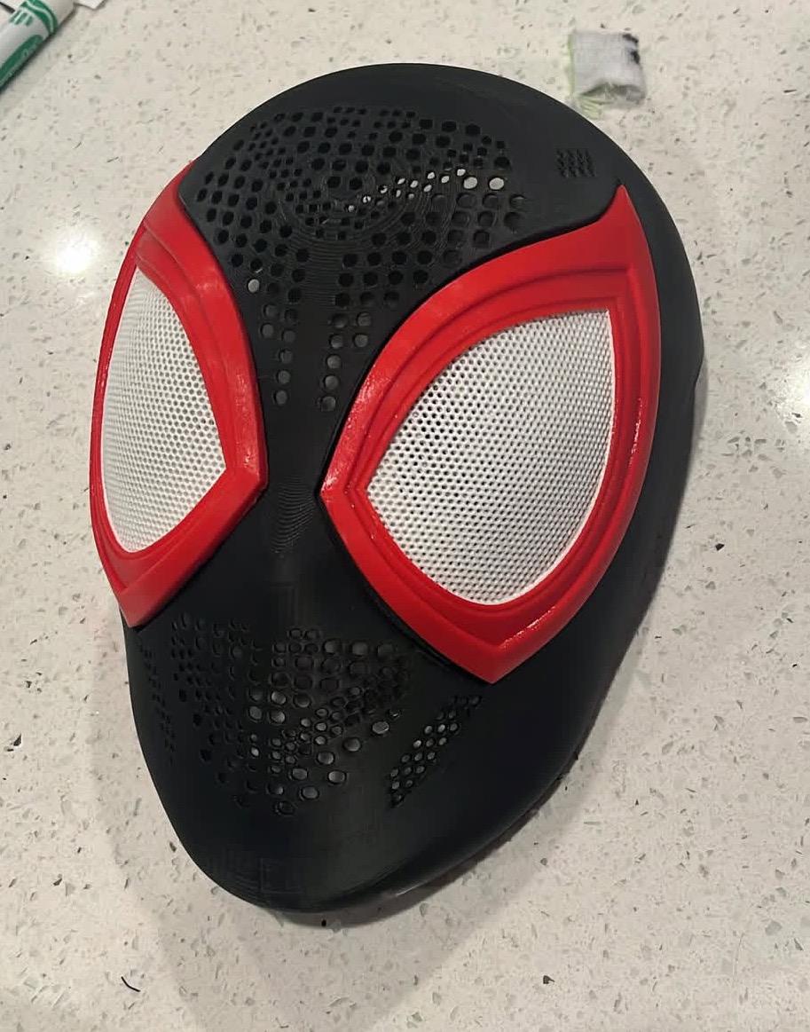 Spiderman miles morales mask - Etsy 日本