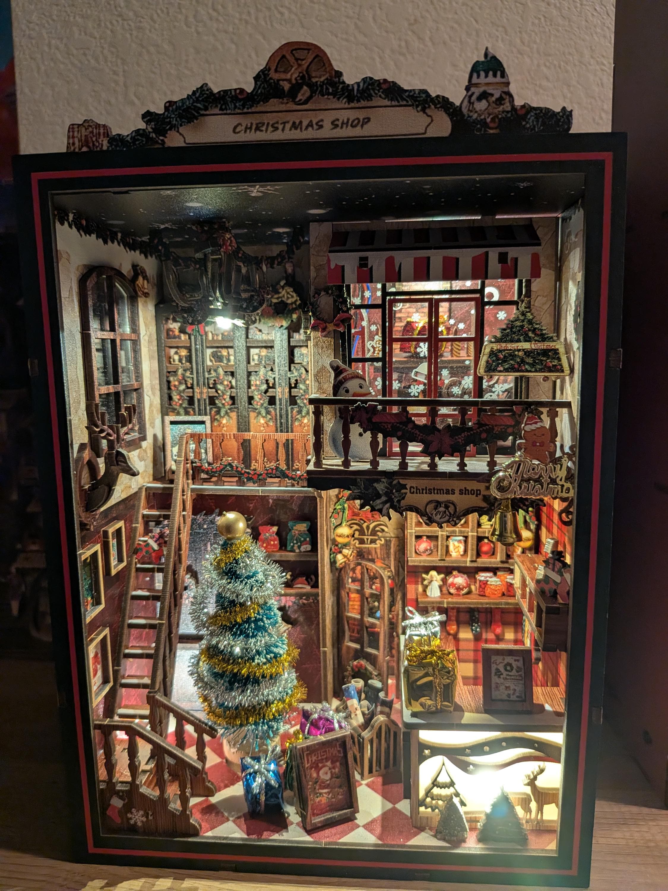 Christmas Shop Book Nook