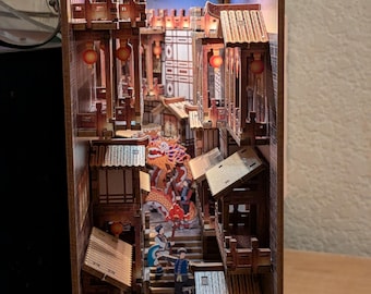 Rincón de lectura de las luces de Chongqing