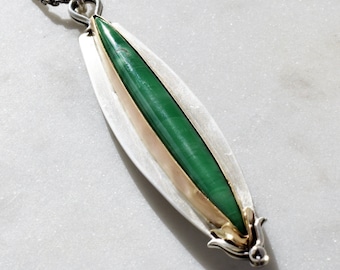 Australian Variscite Pendant Necklace