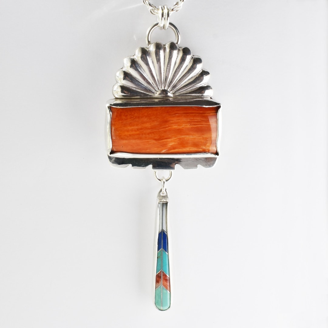 Spiny Oyster Large Squash Necklace