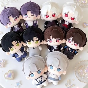 Peluche di Love and Deepspace da 10 cm Sylus Rafayel Xavier Zayne Caleb Peluche Anime Gioco Morbido Bambola Imbottita Regalo per Fan