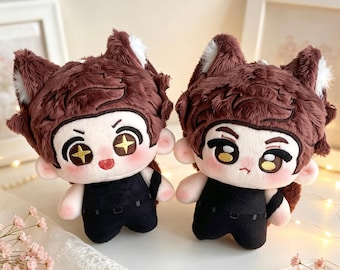 Love and Deepspace Valko Ao Yin 10cm Cotton Doll Plush, Cute Anime Stuffed Doll, Collectible Plush Toy, Gift for Gamers