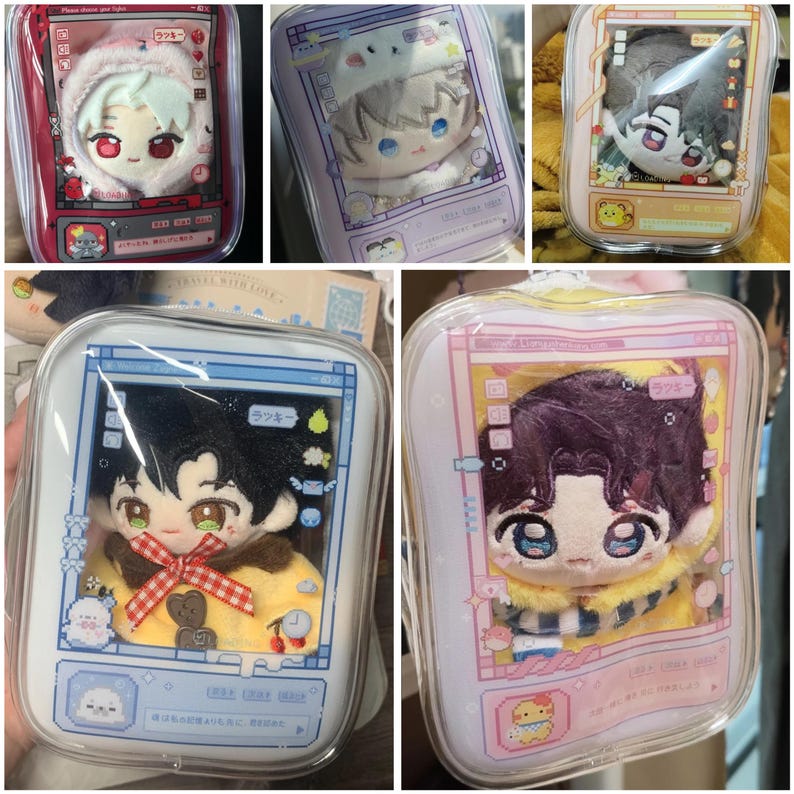 Puede incluir: Una colecci&oacute;n de cinco cabezas de mu&ntilde;ecos de peluche dentro de estuches de exhibici&oacute;n individuales de pl&aacute;stico transparente. Cada estuche presenta un marco impreso con iconos de estilo digital y texto en japon&eacute;s.