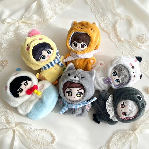 Love and Deepspace 10cm Cotton Doll, Valko Sylus Rafayel Xavier Zayne Caleb, Changeable Outfit Plush Doll