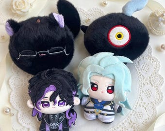 Dottolone Plush Doll, Dottore Pantalone 10cm Plush, Genshin Impact Dottolone, Fatui Harbingers Doll, Anime Gift