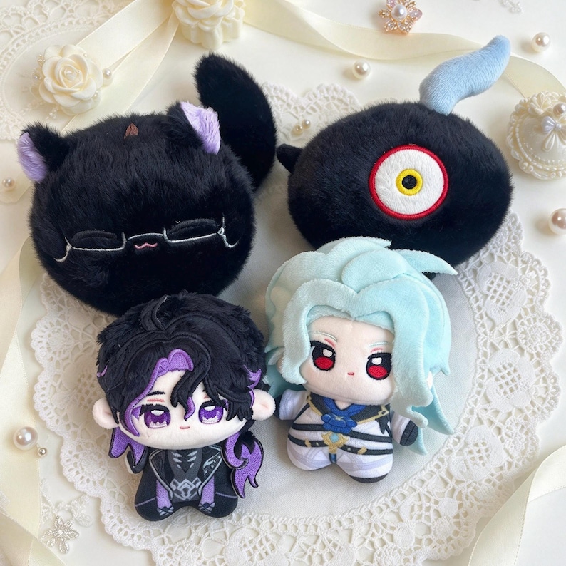 Dottolone Plush Doll, Dottore Pantalone 10cm Plush, Genshin Impact ...