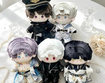Love and Deepspace Plush Doll, 20cm Character Outfit Cotton Doll, Sylus Rafayel Xavier Zayne Caleb Fan Gift