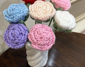 Handmade Crochet Roses