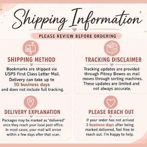 Puede incluir: Gr&aacute;fico con el t&iacute;tulo "Shipping Information" y el texto "Please Review Before Ordering". Incluye detalles sobre m&eacute;todos de env&iacute;o, seguimiento, entrega e informaci&oacute;n de contacto del servicio al cliente.